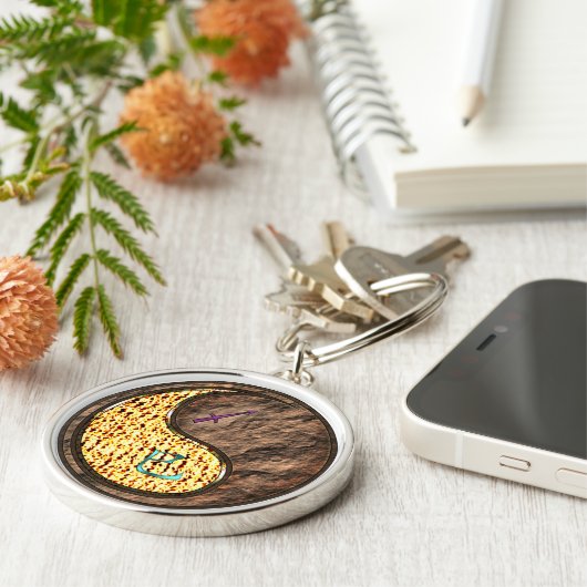 Boogschutter & Aarde Slang Sleutelhanger (Zijkant)