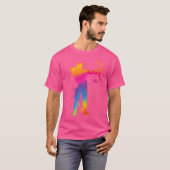 Boogschutter Arm Beschermers Splash Boogschutter J T-shirt (Voorkant volledig)