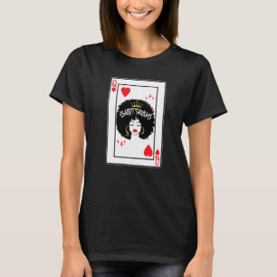 Boogschutter Astrologie Koningin Harten Blackjack T-shirt
