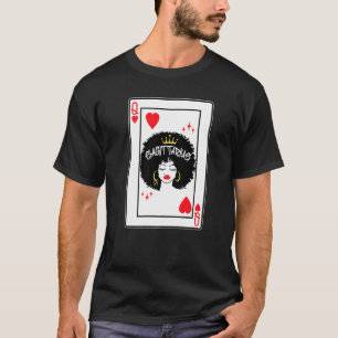 Boogschutter Astrologie Koningin Harten Blackjack T-shirt