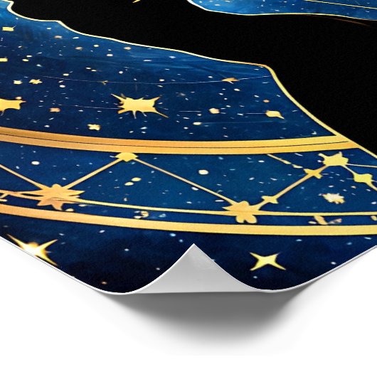 Boogschutter astrologie teken poster (Hoek)