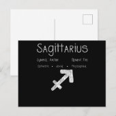 Boogschutter Boogschutter Symbool Astrologie Verja Briefkaart (Voorkant / Achterkant)