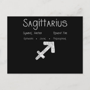 Boogschutter Boogschutter Symbool Astrologie Verja Briefkaart