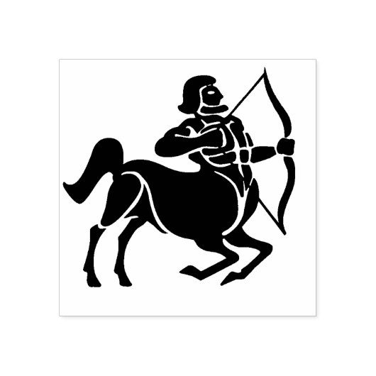 Boogschutter boogschutter Zodiac Art stempel (Afrduk)