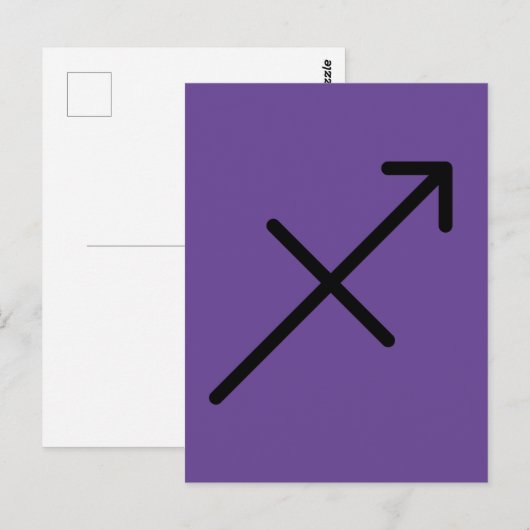 Boogschutter Briefkaart (Voorkant / Achterkant)