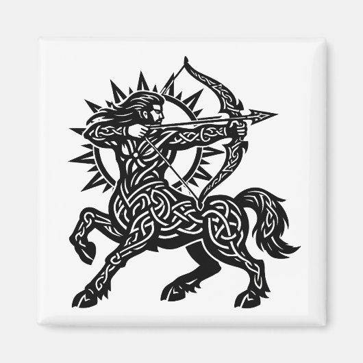 Boogschutter Centaur Boogschieter — Mythische Dier Magneet (Voorkant)