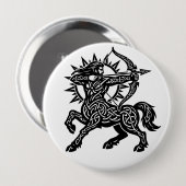 Boogschutter Centaur Boogschutter — Mythische Dier Ronde Button 4,0 Cm (Voorkant /achterkant)