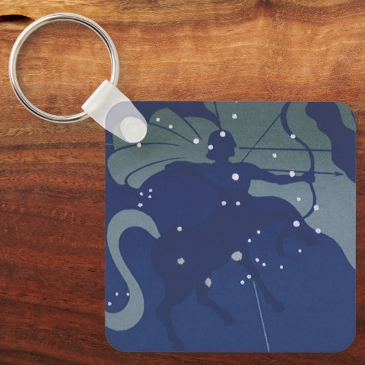 Boogschutter Constellatie Zodiac Astrologie Sleutelhanger (Voorkant)