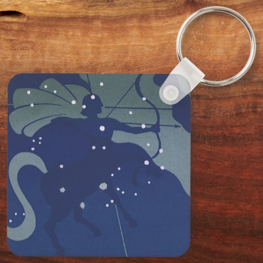 Boogschutter Constellatie  Zodiac Astrologie Sleutelhanger (Achterkant)