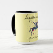 Boogschutter Constellation Minimalist Line Art Mok (Voorkant links)