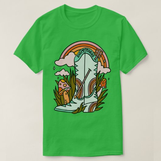 Boogschutter cowboylaars t-shirt (Design voorkant)