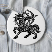Boogschutter — De Boogschutter door BurnsInHell Ronde Button 6,0 Cm (In situ)