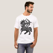 Boogschutter — De Boogschutter door BurnsInHell T-shirt (Voorkant volledig)