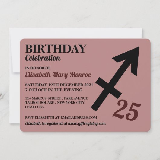 Boogschutter, de boogschutter, sterrenbeeld sterre kaart (Voorkant)