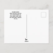 Boogschutter December Geboorte Maand BRIEFKAART (Achterkant)