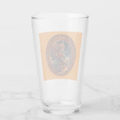 Boogschutter Dierenriem Aanpasbare Datum Bier Glas (Achterkant)