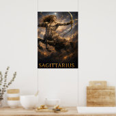 Boogschutter Dierenriem Boogschutter Hemellich Ast Poster (Keuken)