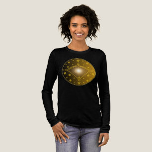 Boogschutter Dierenriem Embleem Minimaal Hemels Sy Tri-Blend Shirt