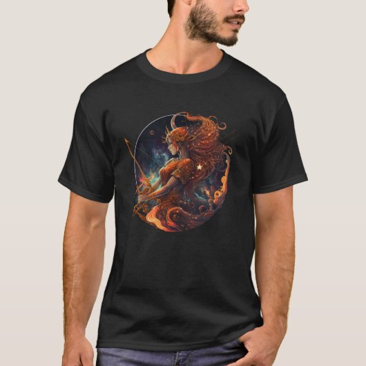 Boogschutter Dierhoroscoop Boogschutter Astrologi T-shirt (Voorkant)