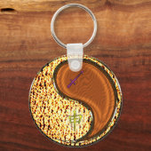 Boogschutter en houten aap sleutelhanger (Voorkant)