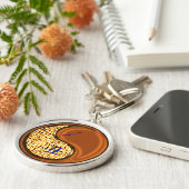 Boogschutter en houtoos sleutelhanger (Zijkant)