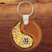 Boogschutter en houtoos sleutelhanger (Voorkant)