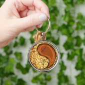 Boogschutter en houtrat sleutelhanger (Hand)