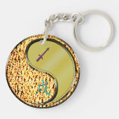 Boogschutter en metalen hond sleutelhanger (Achterkant)