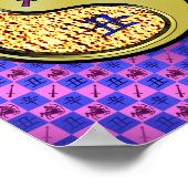 Boogschutter en metalen os poster (Hoek)