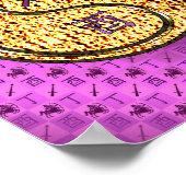 Boogschutter en vuurhaan poster (Hoek)