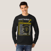 Boogschutter Feiten Geweldige sterrenbeeld Boogsch T-shirt (Voorkant volledig)