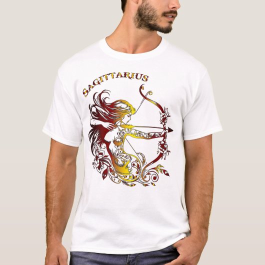 Boogschutter Heren Overhemd T-shirt (Voorkant)