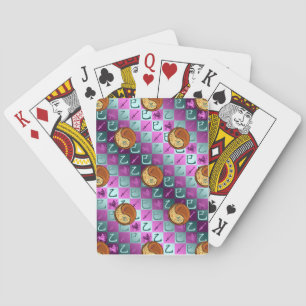 Boogschutter & Houten Slang Pokerkaarten