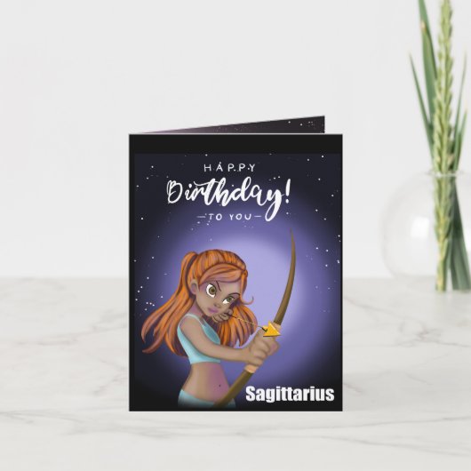 boogschutter kaart (Voorkant)