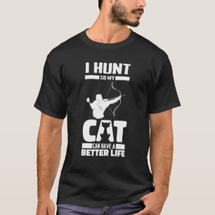 Boogschutter Kat Jacht Jager Boogschutter Boog Jag T-shirt