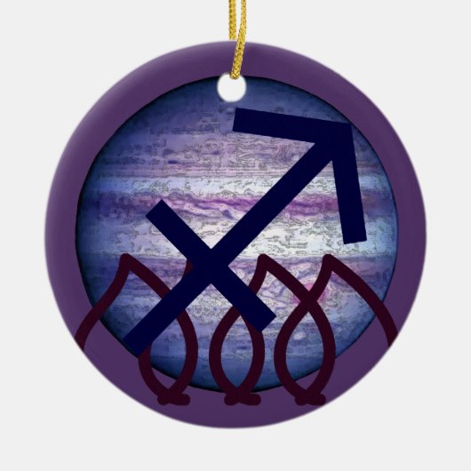 Boogschutter Keramisch Ornament (Voorkant)