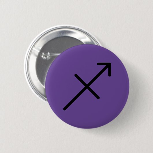 Boogschutter Knop Ronde Button 5,7 Cm (Voorkant /achterkant)