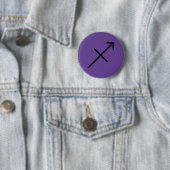 Boogschutter Knop Ronde Button 5,7 Cm (In situ)