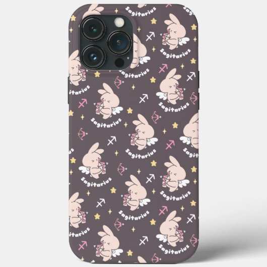 Boogschutter Konijnenpatroon: De Kosmische Dans va Case-Mate iPhone Case (Achterkant)