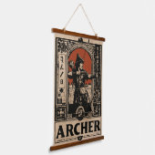 boogschutter kunst | Wabi Sabi ontwerp Hangend Wandkleed (Gebogen)