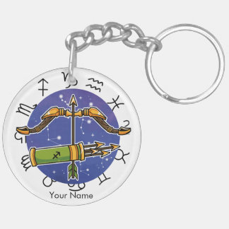 Boogschutter & Leo Zodiac Acryl Sleutelhanger