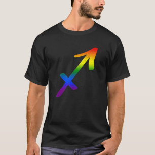 Boogschutter LGBT Zodiac Sign LGBT Rainbow Pride G T-shirt