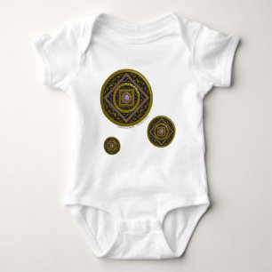 Boogschutter Mandala Kind en Baby Licht Shirt