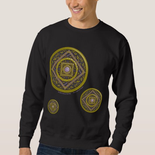 Boogschutter Mandala Mannen Shirt (Voorkant)