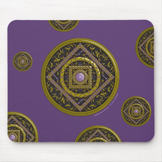 Boogschutter Mandala Mousepad Muismat (Voorkant)