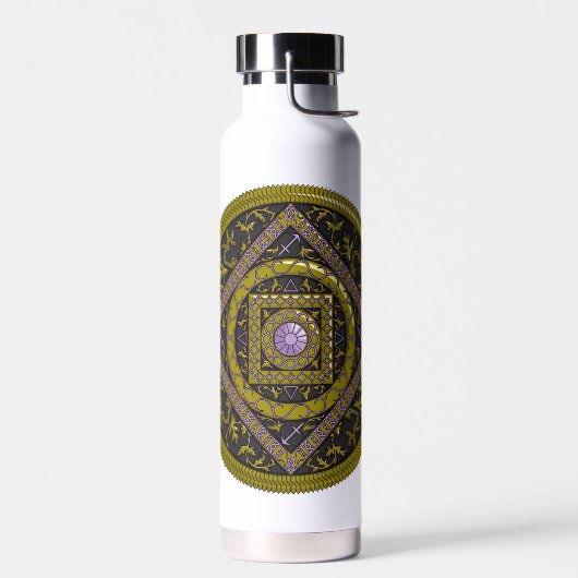 Boogschutter Mandala Waterfles (Links)