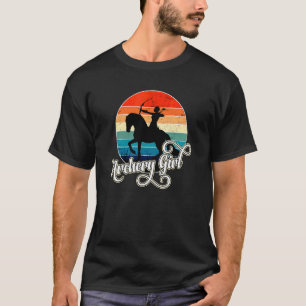Boogschutter Meisje Sportvrouw Speler Boogschutter T-shirt