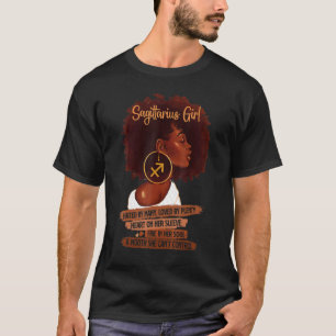 Boogschutter Meisje Voor Zwarte Vrouwen Melanine T-shirt