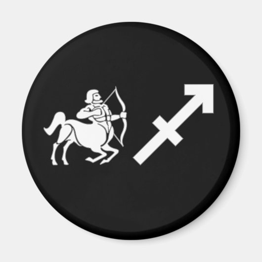 Boogschutter met symbool magneet (Voorkant)