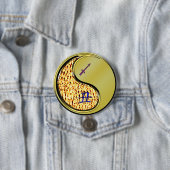 Boogschutter & Metaal Os Ronde Button 7,6 Cm (In situ)